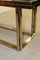 Dining Table in Chromed Steel and Brass by Romeo Rega, 1970s 13