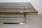 Dining Table in Chromed Steel and Brass by Romeo Rega, 1970s 16