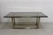 Dining Table in Chromed Steel and Brass by Romeo Rega, 1970s 1