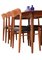 Danish Dining Chairs in Teak and Leather, 1960s, Set of 6 8