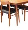 Danish Dining Chairs in Teak and Leather, 1960s, Set of 6 5