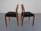 Vintage Model 78 Dining Chairs in Teak by Niels Otto Møller for J. L. Møller, 1960s, Set of 2 3