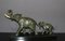 Sculpture in Group of Elephants by Irénée Rochard, 1920s 1