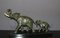 Sculpture in Group of Elephants by Irénée Rochard, 1920s, Image 1