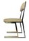 Italienische Mid-Century Stühle aus Messing, Chrom & Stoff von Romeo Rega, 6er Set 2