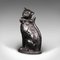 Vintage English Cat Door Stop in Cast Iron, 1950s 5