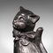 Vintage English Cat Door Stop in Cast Iron, 1950s 7