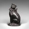 Vintage English Cat Door Stop in Cast Iron, 1950s 1