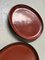 Showa Era Trays in Red Lacquerware, Japan, 1930s, Set of 2 4