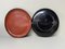Showa Era Trays in Red Lacquerware, Japan, 1930s, Set of 2 10