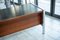 Rosewood and Steel Writing Desk 4