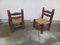 Niedrige Vintage Stühle von Charles Dudouyt, 1950er, 2er Set 23