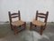 Chaises Basses Vintage par Charles Dudouyt, 1950s, Set de 2 1