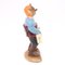 Tintin and Milou Figurine in Carved and Painted Wood, 1980s 4