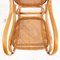 Rocking Chair en Bois Courbé et Paille de Vienne, Italie, 1970s 6