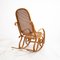 Bentwood and Vienna Straw Rocking Chair, Italy, 1970s 3