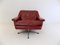 Red Leather 802 Armchairs by Werner Langenfeld for Esa, 1960s, Set of 2 10
