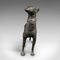 Vintage French Greyhound Figure in Bronze, 1930 5