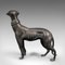Vintage French Greyhound Figure in Bronze, 1930 4
