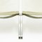 PK22 Lounge Chairs in Polished, Brushed Steel and Cream Leather by Poul Kjærholm for Fritz Hansen, 1990s, Set of 2 8