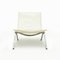 PK22 Lounge Chair in Brushed Steel and Cream Leather by Poul Kjærholm for Fritz Hansen, 1990s 2
