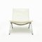 PK22 Lounge Chair in Brushed Steel and Cream Leather by Poul Kjærholm for Fritz Hansen, 1990s, Image 2