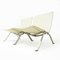 PK22 Lounge Chair in Brushed Steel and Cream Leather by Poul Kjærholm for Fritz Hansen, 1990s 10