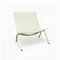PK22 Lounge Chair in Brushed Steel and Cream Leather by Poul Kjærholm for Fritz Hansen, 1990s, Image 1