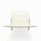 PK22 Lounge Chair in Brushed Steel and Cream Leather by Poul Kjærholm for Fritz Hansen, 1990s, Image 4