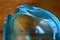 Blauer Piriform Aschenbecher aus Muranoglas 4