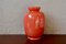 Large Orange Murano Glass Vase 1