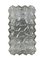 Lámpara de pared era espacial de cristal de hielo, años 70, Imagen 1