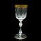 Art Deco Gilt Wine Glasses, France, 1920s, Set of 4 9