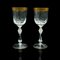 Art Deco Gilt Wine Glasses, France, 1920s, Set of 4 4