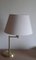 Vintage Cream and Gold Color Adjustable Table Lamp, 1980s 3