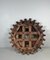 Large Japanese Wooden Cogwheel, 1920s 9