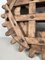 Rueda dentada japonesa grande de madera, años 20, Imagen 11