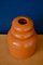 Italian Orange Vase, 1960s 4