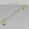 Art Deco Towel Rack in Bronze and Glass, 1930s 4