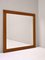 Specchio quadrato in teak, anni '50, Immagine 2