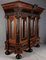 Baroque Cabinet Amsterdam Schapp, 5 Ebonized Columns, Pillow Fillings, Carved Chapters - Doors - Cornice, Secret Compartment, on High Feet, 1880, Image 69