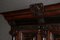 Barocker Amsterdamer Schapp Schrank, 5 ebonisierte Säulen, Kissenfüllungen, geschnitzte Kapitel - Türen - Gesims, Geheimfach, auf hohen Füßen, 1880 49