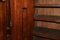 Barocker Amsterdamer Schapp Schrank, 5 ebonisierte Säulen, Kissenfüllungen, geschnitzte Kapitel - Türen - Gesims, Geheimfach, auf hohen Füßen, 1880 61