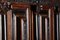 Barocker Amsterdamer Schapp Schrank, 5 ebonisierte Säulen, Kissenfüllungen, geschnitzte Kapitel - Türen - Gesims, Geheimfach, auf hohen Füßen, 1880 29