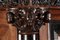 Barocker Amsterdamer Schapp Schrank, 5 ebonisierte Säulen, Kissenfüllungen, geschnitzte Kapitel - Türen - Gesims, Geheimfach, auf hohen Füßen, 1880 33