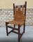 Hungarian Safari Style Chair in Leather, Image 1