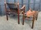 Vintage Hungarian Safari Chair and Ottoman by Arne Norell, 1970, Set of 2 5