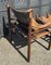 Vintage Hungarian Safari Chair and Ottoman by Arne Norell, 1970, Set of 2 2