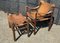 Vintage Hungarian Safari Chair and Ottoman by Arne Norell, 1970, Set of 2 10