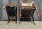 Vintage Hungarian Safari Chair and Ottoman by Arne Norell, 1970, Set of 2, Image 11